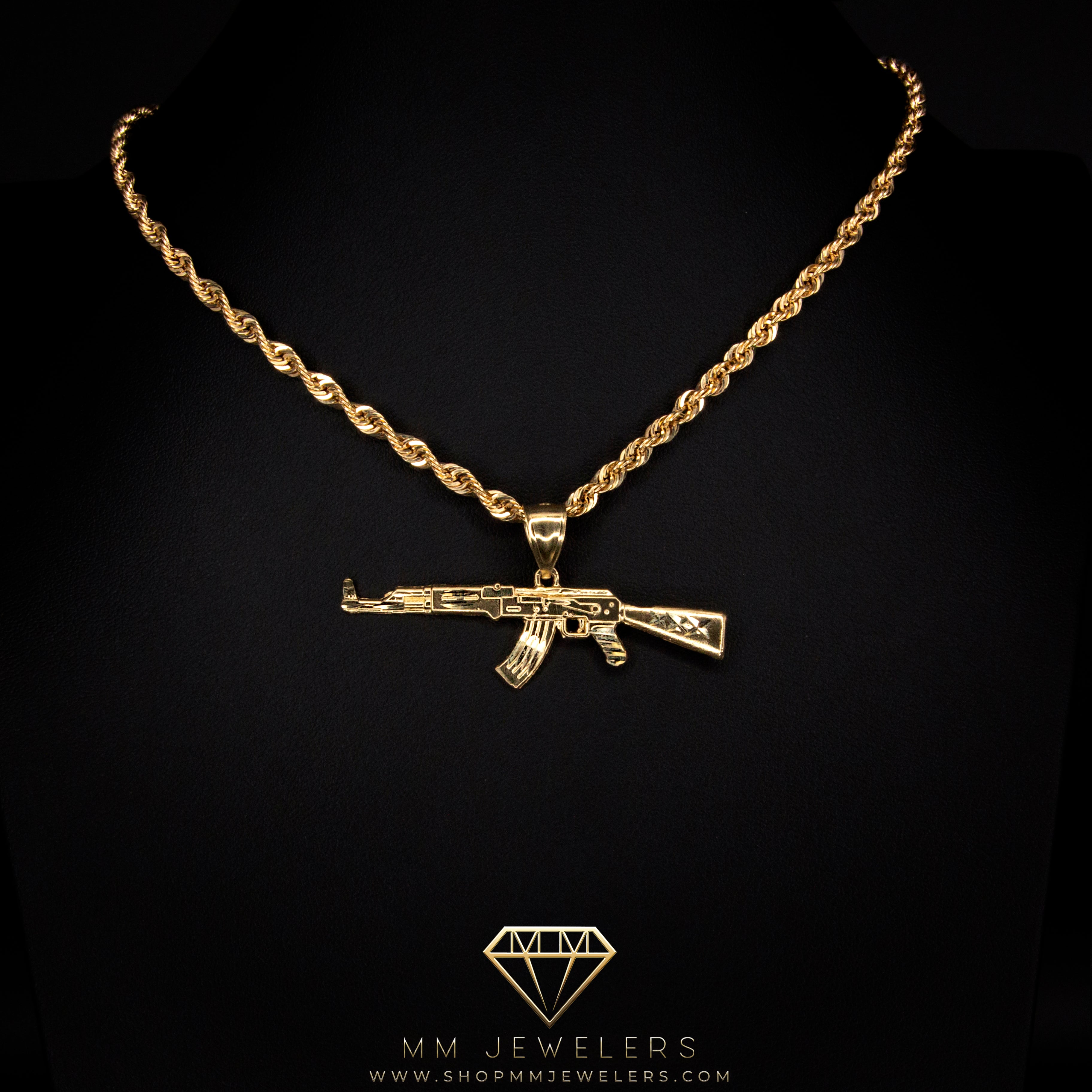 10k Gold AK 47 Pendant MMJ 10k-gold-ak-47-pendant-mmj