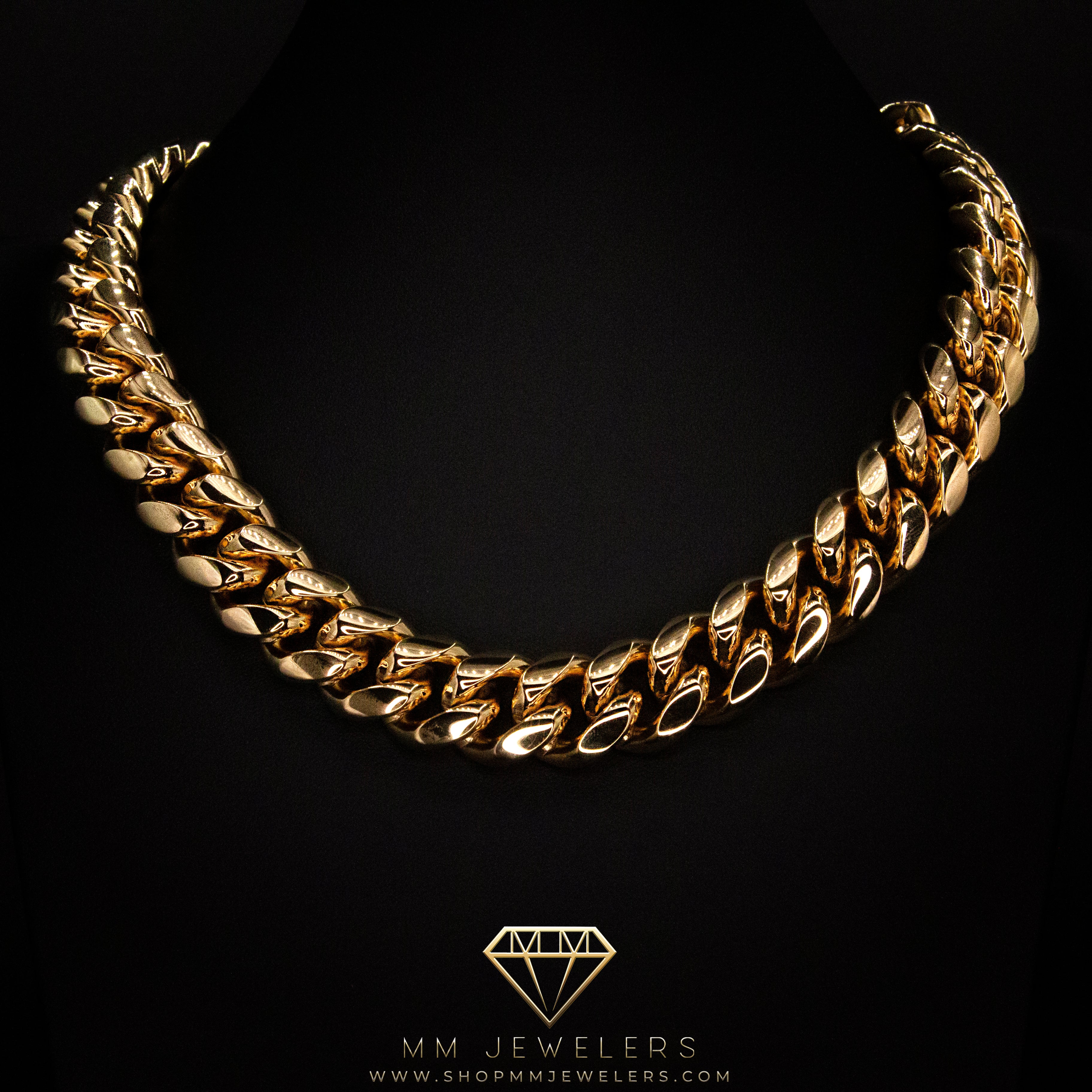 18mmStainlesCubaninYellowGoldc