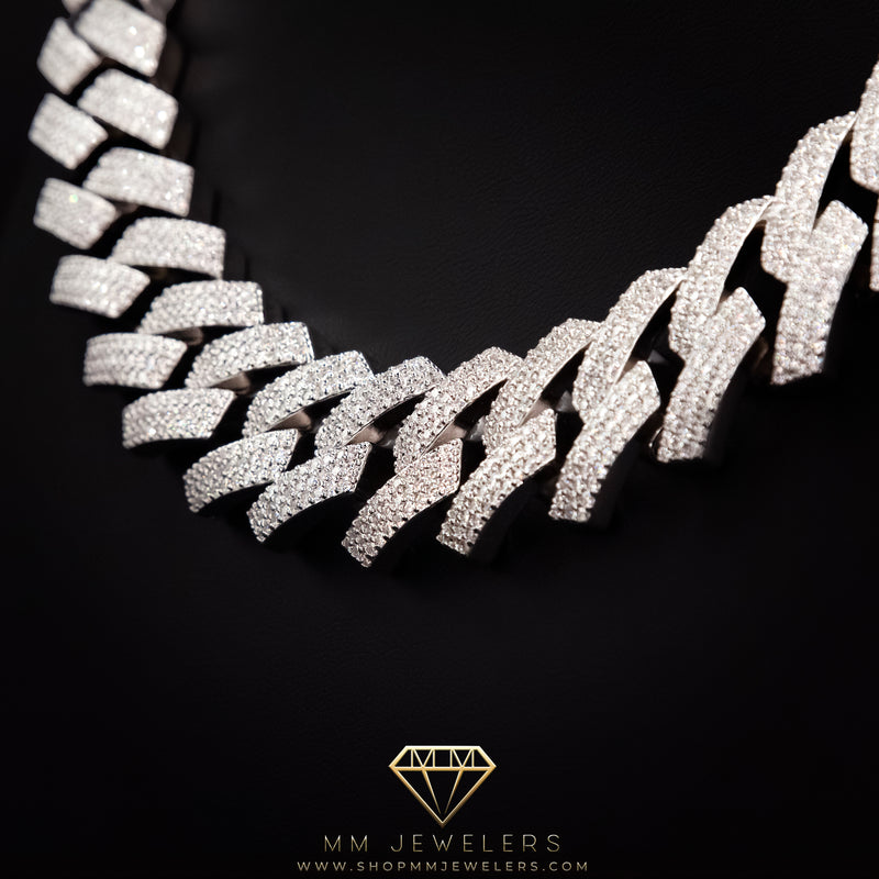 VVS 22mm Prong Link Necklace