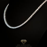 3mm Tennis Necklace in 925 White Gold