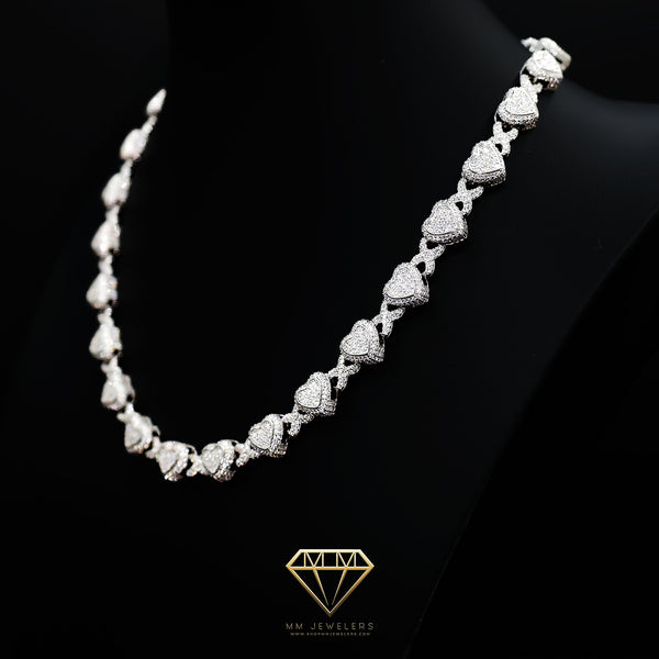 InfinityHeart VVS certified 8mm necklace