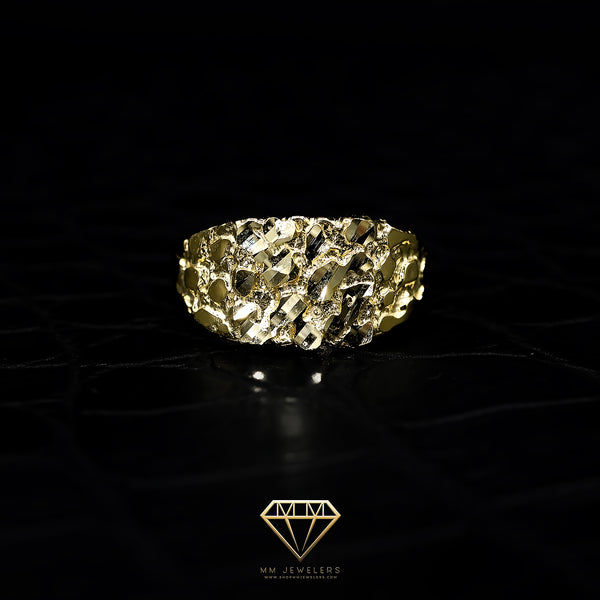 10k nugget ring