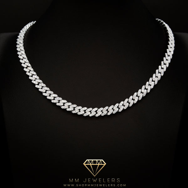 VVS 8mm Prong Link Necklace