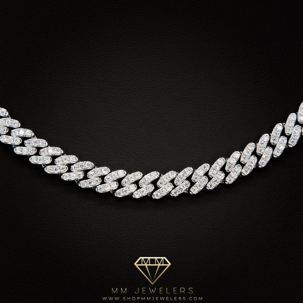 VVS 8mm Prong Link Necklace