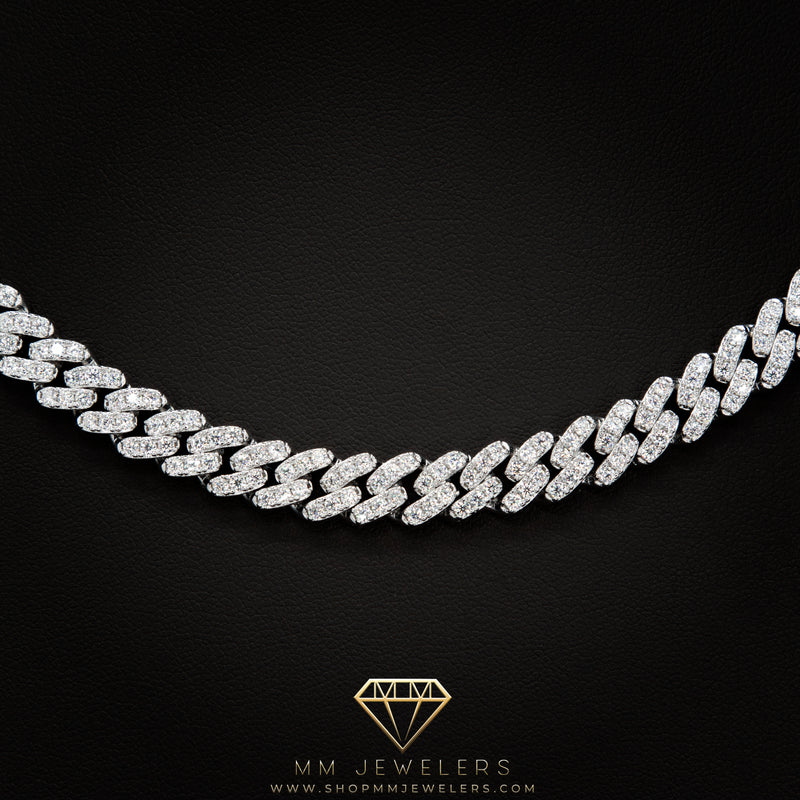 VVS 8mm Prong Link Necklace