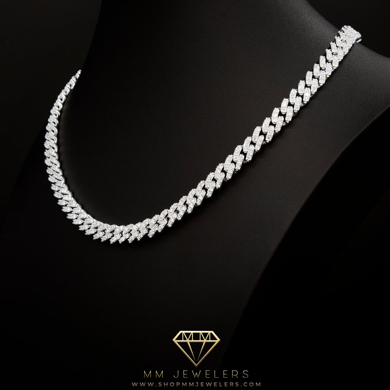 VVS 8mm Prong Link Necklace