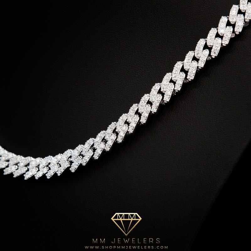 VVS 8mm Prong Link Necklace