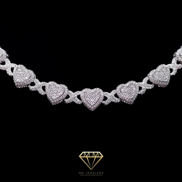 InfinityHeart VVS certified 8mm necklace