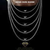 VVS Tennis Cluster Necklace