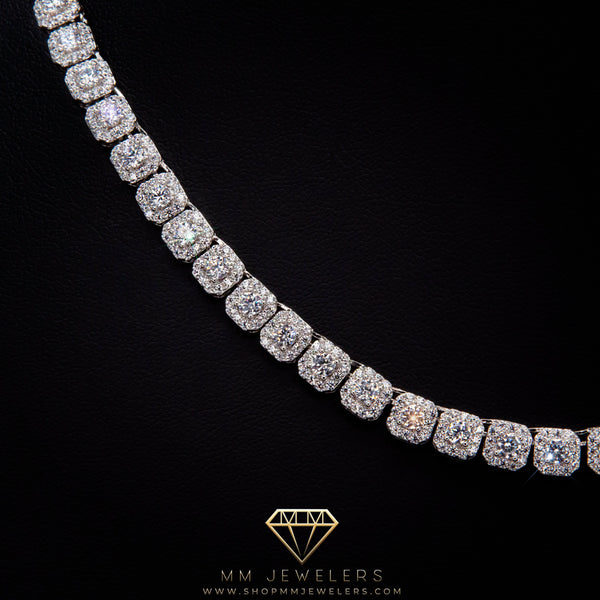 VVS 6mm cluster Necklace