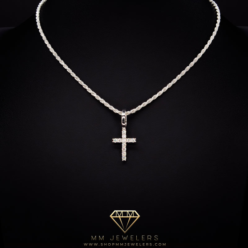 VVS Mini Cross Pendant