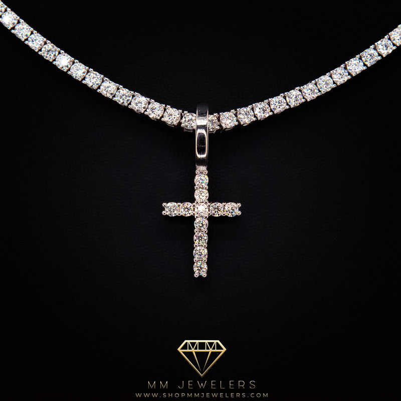 VVS Mini Cross Pendant
