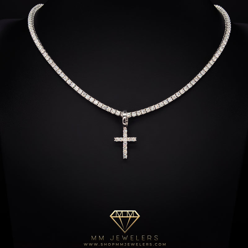 VVS Mini Cross Pendant