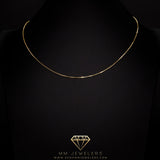 10k Gold Box Chain Necklace