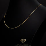 10k Gold Box Chain Necklace