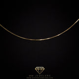 10k Gold Box Chain Necklace