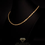 10k Gold Rope Necklace