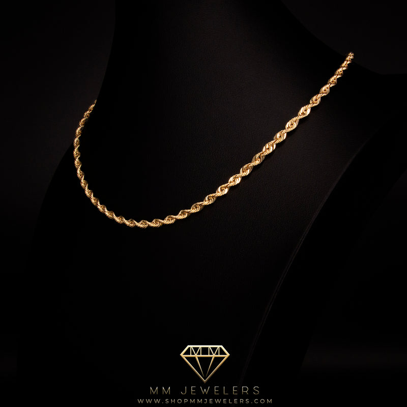 10k Gold Rope Necklace