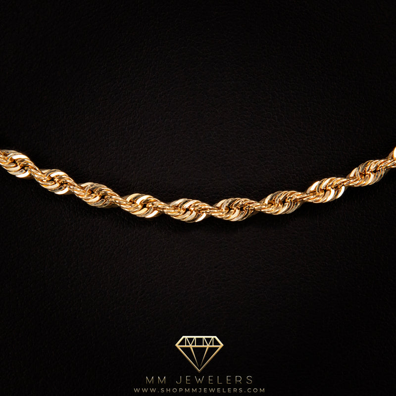 10k Gold Rope Necklace
