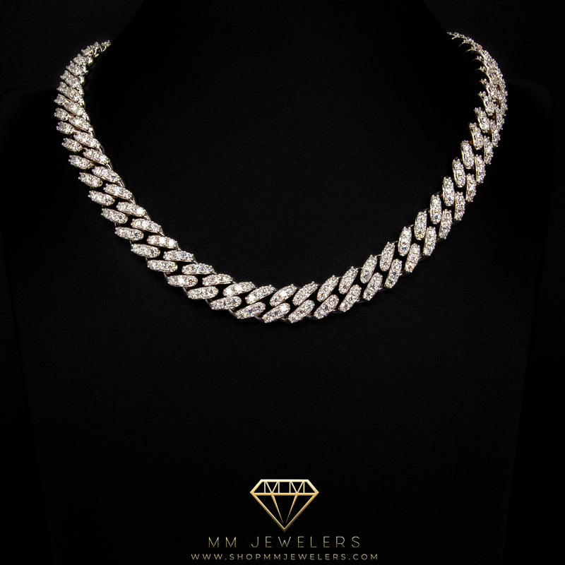 VVS 12mm Prong Link Necklace