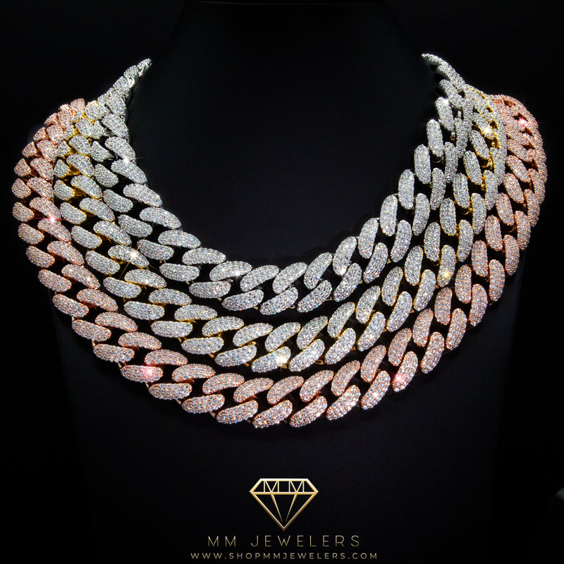 Cuban Link Chain (19mm) Rose Gold