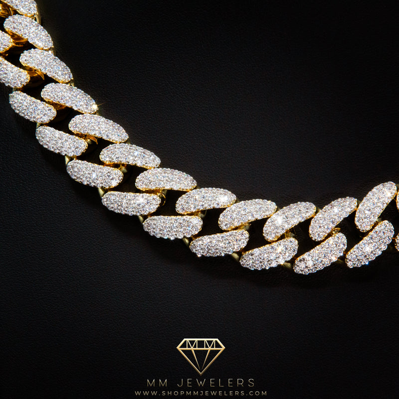 Cuban Link Chain (19mm) Yellow Gold