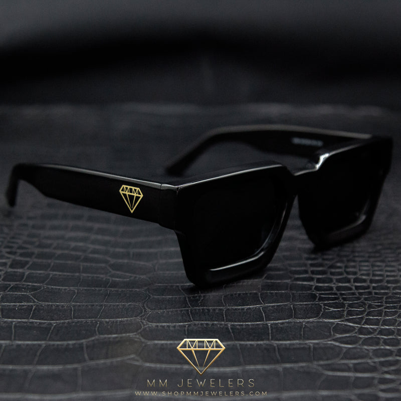 “RADIANT” Square Frame Designer Sunglasses