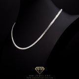 3mm Sterling Silver Miami Cuban Necklace