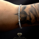 4mm Tennis Bracelet in White Gold