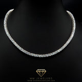 4mm Tennis Chain in White Gold