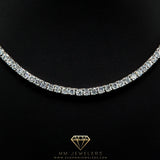 4mm Tennis Chain in White Gold
