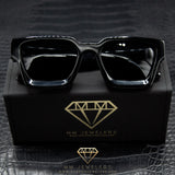 “RADIANT” Square Frame Designer Sunglasses
