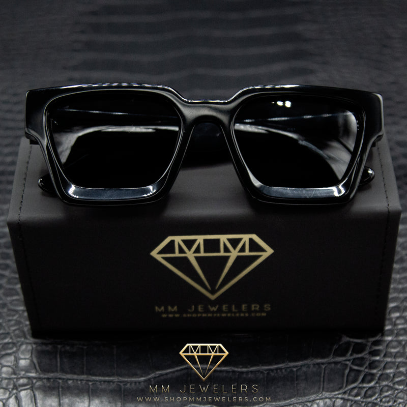 “RADIANT” Square Frame Designer Sunglasses