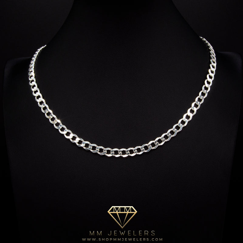 5mm Sterling Silver Miami Cuban Necklace