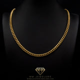6mm Miami Cuban Necklace in Yellow Gold