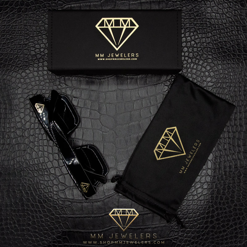 “RADIANT” Square Frame Designer Sunglasses