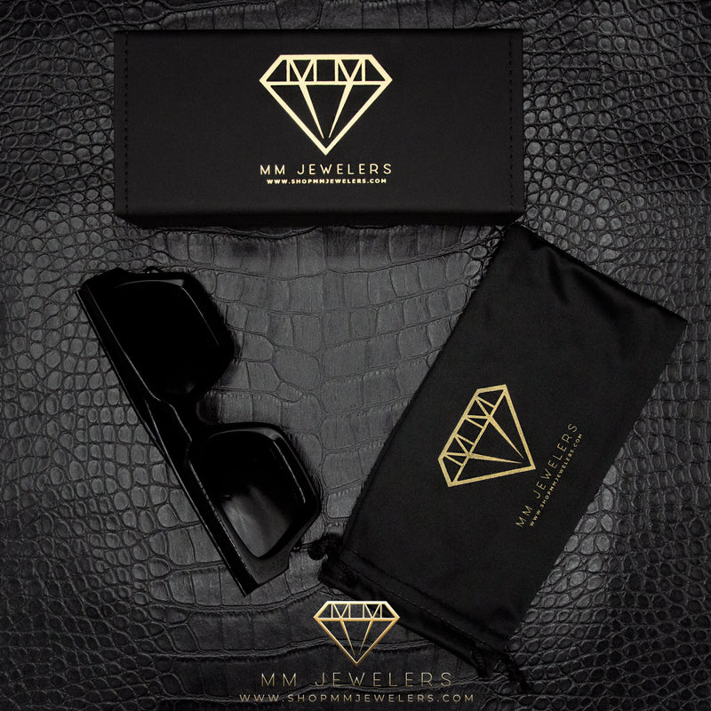 “RADIANT” Square Frame Designer Sunglasses