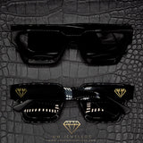 “RADIANT” Square Frame Designer Sunglasses
