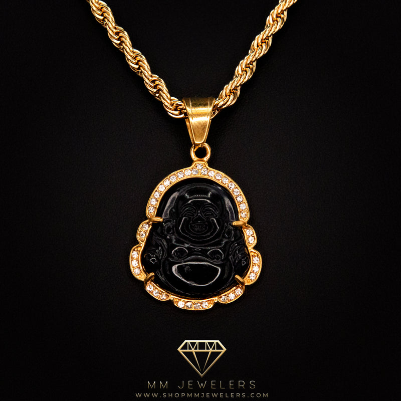 Buddha Pendant in Yellow Gold