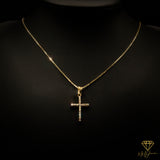 Diamond Cross 10k Solid Gold