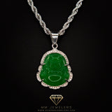 Buddha Pendant in White Gold