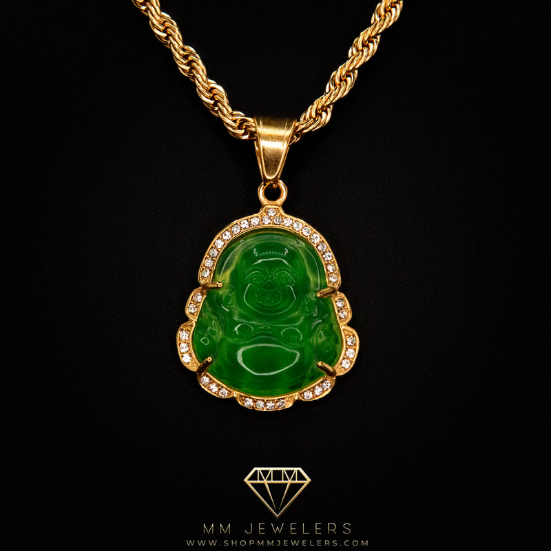 Buddha Pendant in Yellow Gold