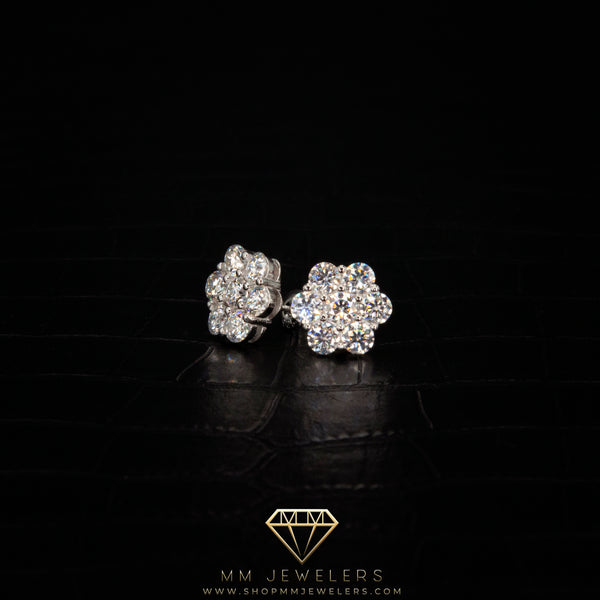 VVS Cluster Stud Earrings