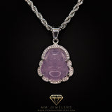 Buddha Pendant in White Gold