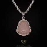Buddha Pendant in White Gold