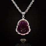Buddha Pendant in White Gold