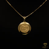 Saint Michael 10k Solid Gold