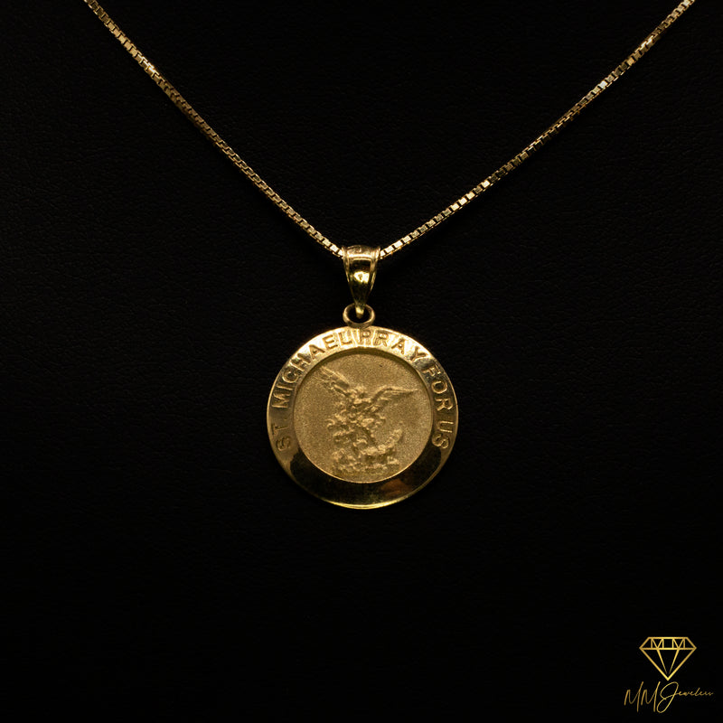Saint Michael 10k Solid Gold