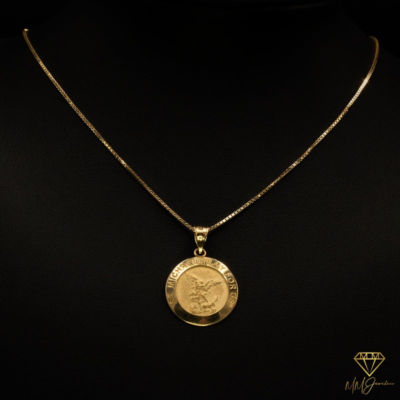 Saint Michael 10k Solid Gold