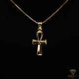 Ankh Cross Mini 10k Solid Gold